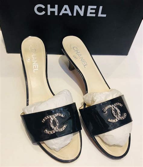 chanel sandali mare|Chanel sandals cc logo.